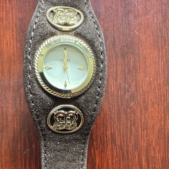 GUESS Gold and Gray Smartwatch